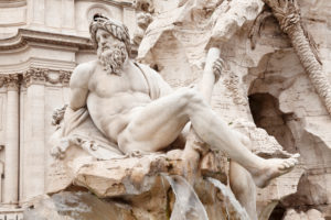 Fontana dei Quattro Fiumi, Four Rivers Fountain, architect Bernini, Piazza Navona, Rome, Lazio, Italy Fontana dei Quattro Fiumi, Four Rivers Fountain, architect Bernini, Piazza Navona, Rome, Lazio, Italy